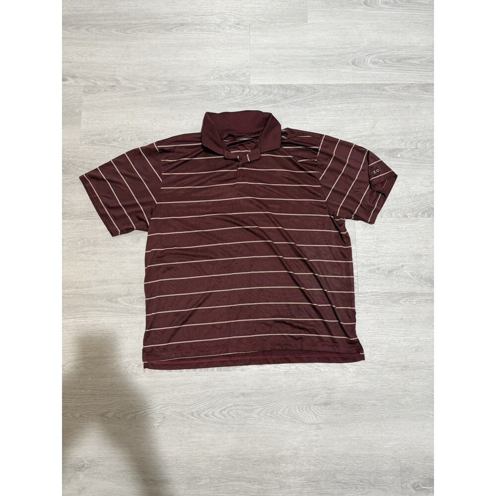 IZOD Men's XL Golf Polo Shirt Striped Golf Club SS